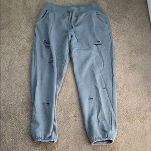 Aerie Distressed Sweatpant Jogger